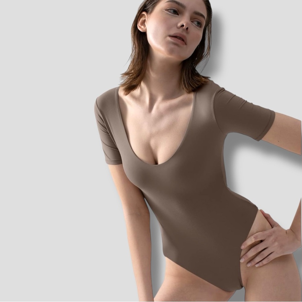 Pumiey Brown Bodysuit - S - Picture 3 of 8